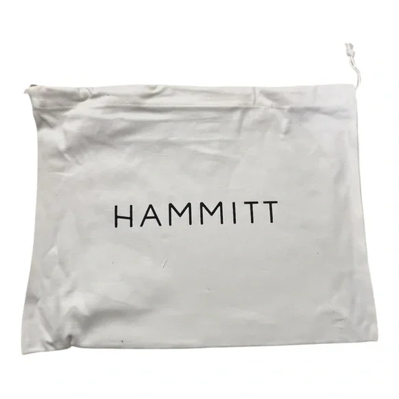 Hammitt VIP Medium Black/Brushed Gold Red Zipper Bag - Picture 12 of 12